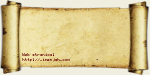 Danica Osmanagić vizit kartica